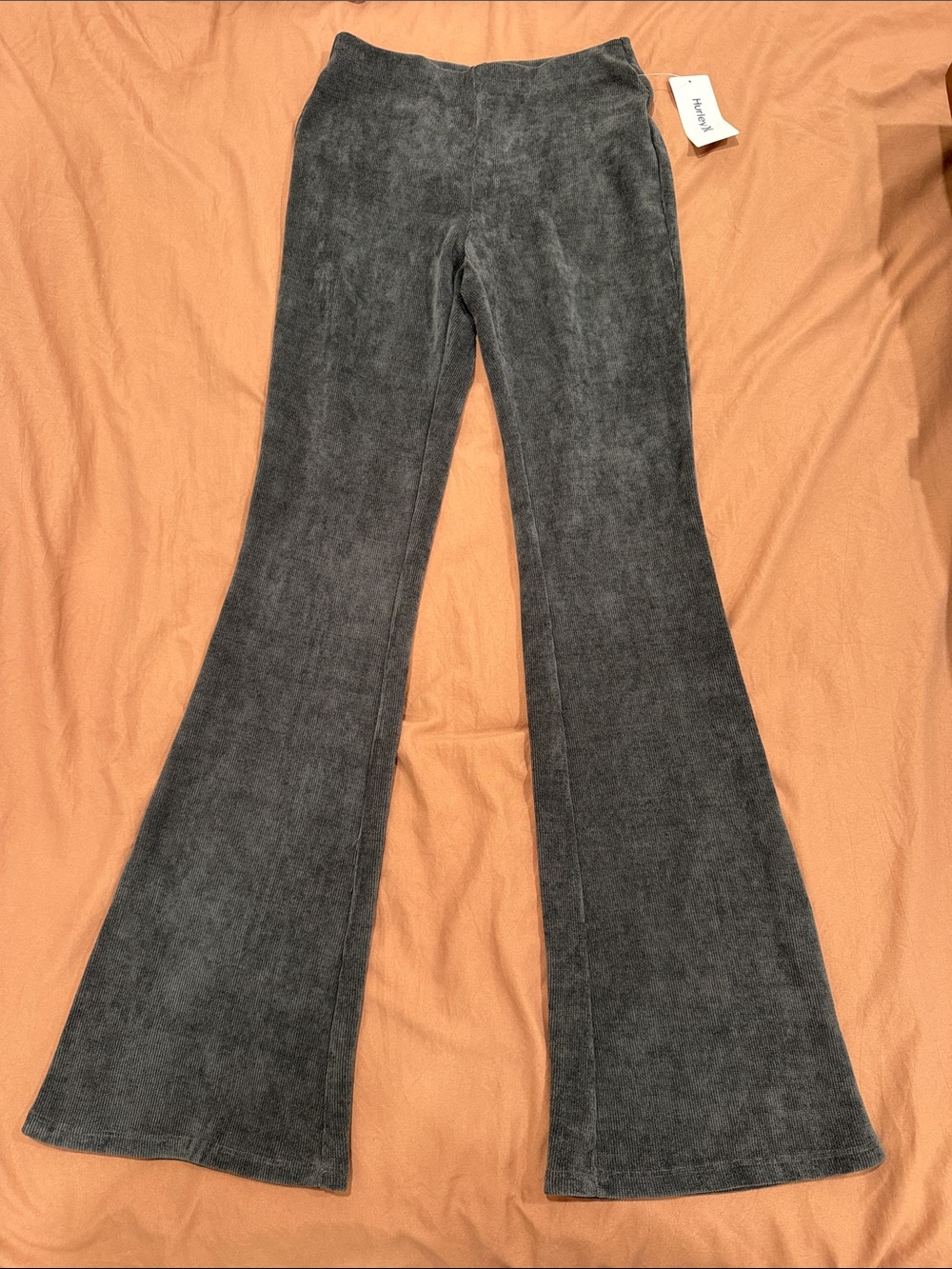 Hurley Dark Gray Flared Ponte Pants